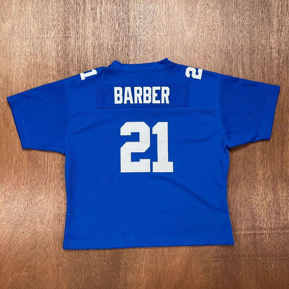 Reebok NFL New York Giants Tiki Barber 21 Jersey Blue XL R702W 06 - Picture 11 of 12